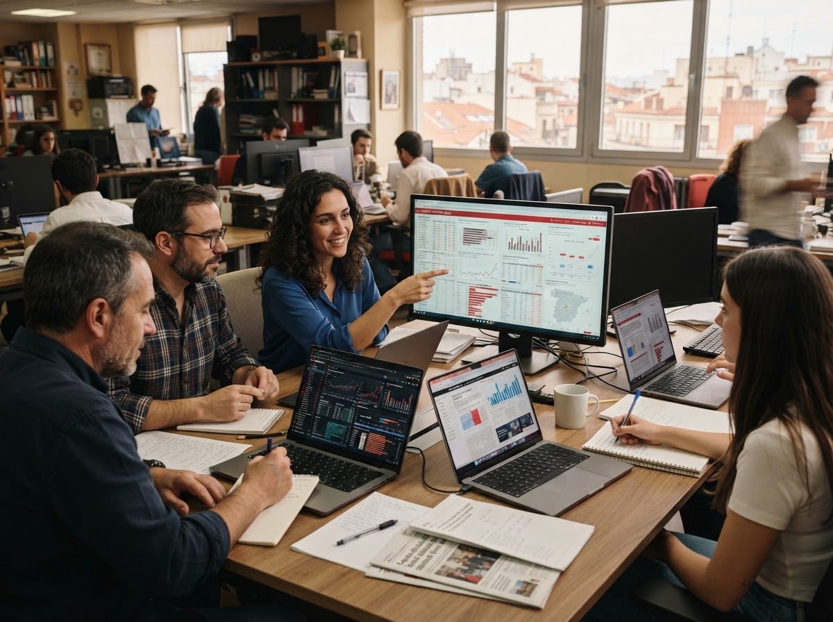 Diario El Amanecer, equipo analizando modelos predictivos de inversión